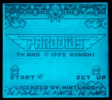 игра PARODIUS NINTENDO GAME BOY стреляй в них РЕТРО
