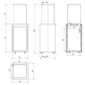 PATIO MINI зонт с подогревом из спеченного газа