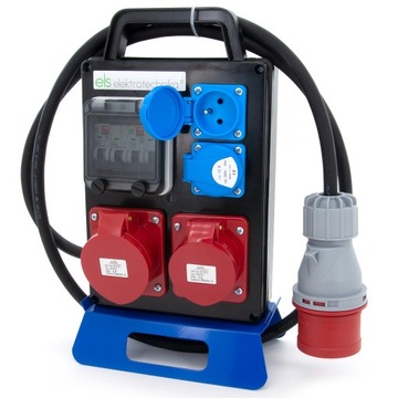 РАСПРЕДЕЛИТЕЛЬНОЕ УСТРОЙСТВО, ПЕРЕНОСНАЯ СТРОИТЕЛЬНАЯ КОРОБКА 32А 16А