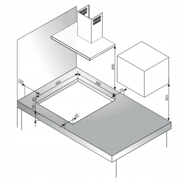 Комплект AMICA ED37515B + PGCD6111AOB