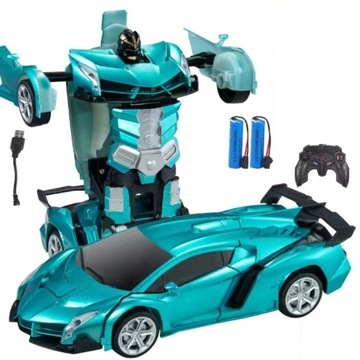 AUTO ROBOT 2w1 SAMOCHÓD ZDALNIE STEROWANY PILOT