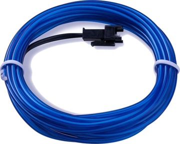 2M ŚWIATŁOWÓD EL WIRE LED TAŚMA PASEK AMBIENT
