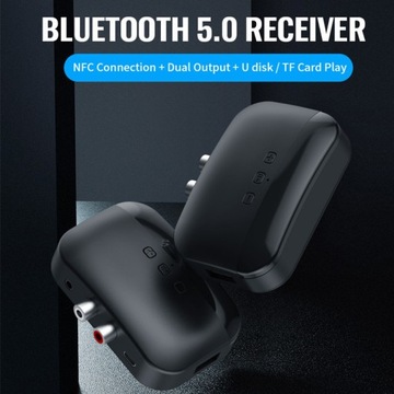 АДАПТЕР BLUETOOTH 5.0 NFC AUX ЗВУКОВОЙ ПРИЕМНИК