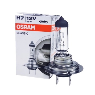 Лампа OSRAM Classic H7 55 Вт 12 В PX26d