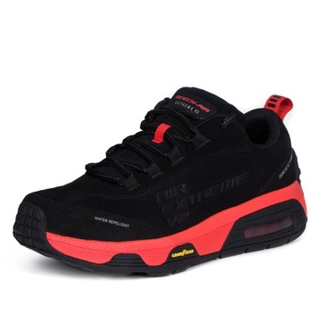 Buty męskie sneakersy Skechers Extreme SKECH AIR OUTDOOR SKÓRA 232256-BKRD