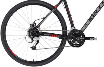 ВЕЛОСИПЕД KELLYS CLIFF 90 ЧЕРНО-КРАСНЫЙ 2023 РАМА L 21 ДЮЙМ