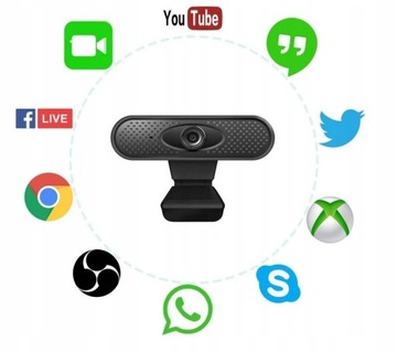ВЕБ-КАМЕРА ДЛЯ МИКРОФОНА ДЛЯ ПОТОКОВОЙ ПЕРЕДАЧИ В СКАЙПЕ