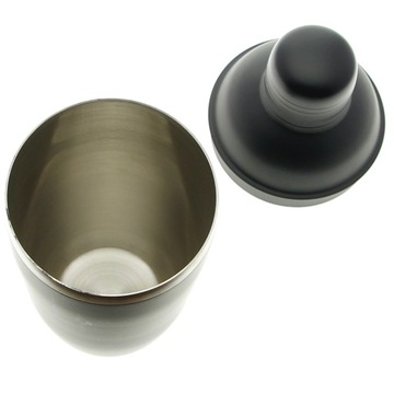 SHAKER METALOWY CZARNY KOKTAJLE DRINKI