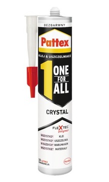 PATTEX KLEJ MONTAŻOWY ONE FOR ALL CRYSTAL 290G