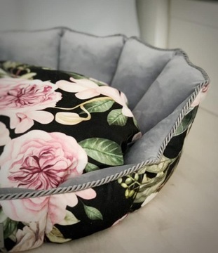 Welur tapicerski obiciowy drukowany Peonies