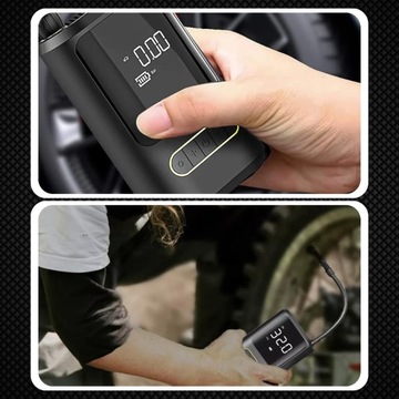 БЕСПРОВОДНОЙ ЭЛЕКТРИЧЕСКИЙ НАСОС АВТОМОБИЛЬНЫЙ КОМПРЕССОР POWERBANK LED НАСОС