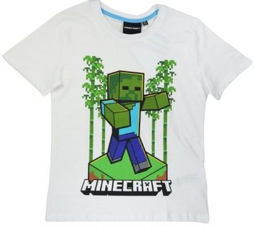 Koszulka T-shirt MINECRAFT 134 Bawełna 9+