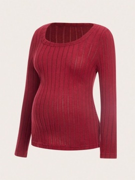 SHEIN ЖЕНСКИЙ КОМПЛЕКТ ДЛЯ беременных ТРИ БЛУЗКИ С ДЛИННЫМ РУКАВОМ ТРИКОТАЖНЫЙ РАЗМЕР М 480