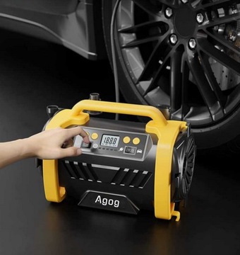 АВТОМОБИЛЬНЫЙ КОМПРЕССОР 12 В 230 В ПОРТАТИВНЫЙ НАСОС ВОЗДУШНЫЙ КОМПРЕССОР LED HQ