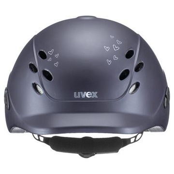 Kask jeździecki dla dzieci na konie toczek Uvex Onyxx Glamour mat 49-54cm