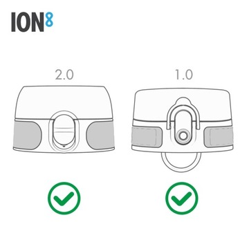 ЗАПАСНЫЕ УПЛОТНИТЕЛИ ДЛЯ НАБОРА БУТЫЛОК ION8 0,3 0,4 0,5 0,7 1л