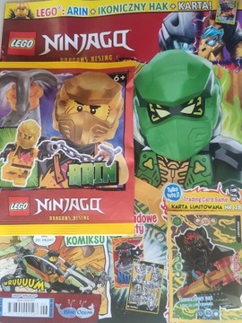 Lego ninjago magazyn 6/25 + Arin i ikoniczny hak