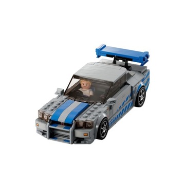 LEGO SPEED CHAMPIONS 76917 Nissan Skyline GTR (R34) из фильма «Слишком быстро, слишком быстро»