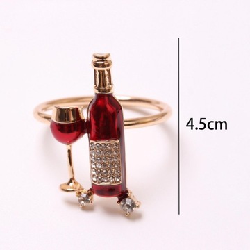 Hla-Набор из 6 зажимов для салфеток Легкое украшение