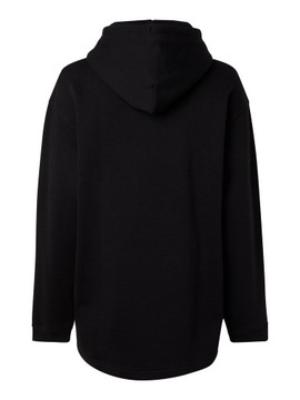 CALVIN KLEIN BLUZA DAMSKA LABEL OVERSIZE BLACK r.M