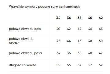 K14696 TOP SECRET BIAŁA OŁÓWKOWA SPÓDNICA _34