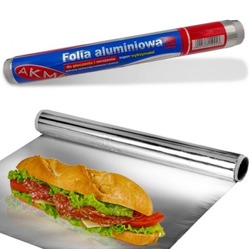 Folia Aluminiowa Spożywcza Gastronomiczna 20m