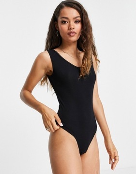 THREADBARE PETITE CZARNE PRĄŻKOWANE BODY (34)