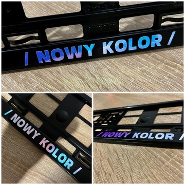 РАМКА НОМЕРНОГО ЗНАКА СВОЙ ИНДЕКС/ЦВЕТ