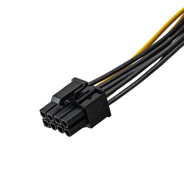 Kabel PCI-E 6 pin / PCI-E 8 pin Akyga AK-CA-07 zasilanie kart graf. 20cm