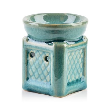 Ceramiczny kominek na olejek zapachowy Nabil Blue 7,5x7,5cm, Mondex