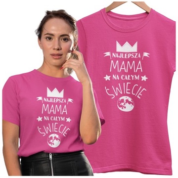 ФУТБОЛКА ДЛЯ МАТЕРИ С КРУЖКОЙ ЛУЧШАЯ МАМА В МИРЕ ПОДАРОЧНЫЙ НАБОР 1+1