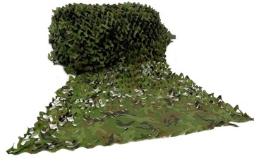 SIATKA MASKUJĄCA 3D GHILLIE WOODLAND dpm wz93 na metry
