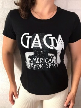 Koszulka tshirt Gaga American Horro Story czarna M