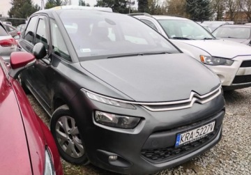 Citroen C4 Picasso II 2014 Citroen C4 Picasso 2014r, 1.6HDI. Lekko uszkodzony lewy tyl. Jezdzi 1.6