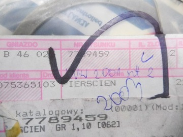 KROUŽEK DISTANČNÍ DIFERENCIÁLU 1,10 FIAT MULTIPLA TIPO UNO PUNTO OE