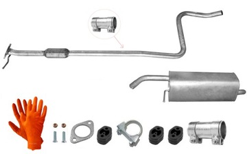 FORD FIESTA 1.25 1.4 2008-2012 RURA TŁUMIK KOŃCOWY