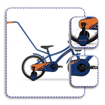 ДЕТСКИЙ ВЕЛОСИПЕД TABOU ROCKET LITE 18 ДЮЙМОВ АЛЮМИНИЕВЫЙ MEGA LIGHT 7 кг