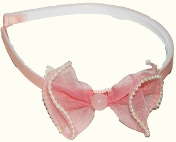 ПОВЯЗКА НА МЫШИНЫЕ УШИ С КРАСНЫМ БАНТОМ С ГОРШКАМИ