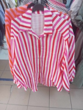 Муслиновый SET, рубашка с шортами, белый леопардовый принт