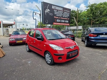 Hyundai i10 I Hatchback 1.2 DOHC 78KM 2009 Hyundai i10 1.2 Benzyna 78 KM, Centralny Zamek,