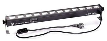 СЦЕНА СВЕТОДИОДНАЯ ПОЛОСКА 12X3ВТ УЛЬТРАФИОЛЕТОВАЯ СВЕТА МОБИЛЬНАЯ