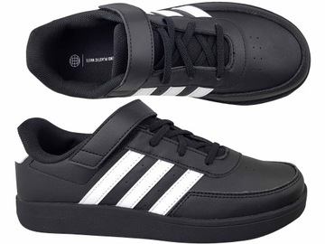 ADIDAS BREAKNET 2.0 EL HP8968 BUTY TRAMPKI NA RZEP GUMKI CZARNE