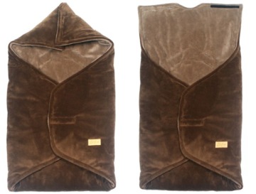 ОДЕЯЛО ЗИМНИЙ СПАЛЬНИК ДЛЯ СИДЕНЬЯ КОЛЯСКИ С БАРХАТНЫМ КАПЮШОНОМ