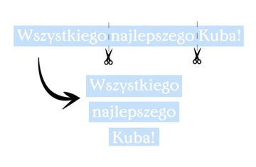 Наклейка с любым текстом, персонализированная, различные шрифты, высота 4 см.