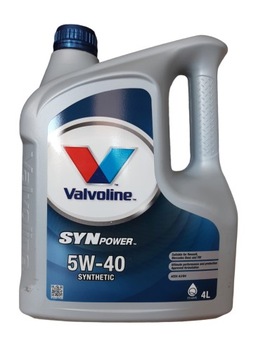 VALVOLINE SYNPOWER 5W-40 4L - wyprz2