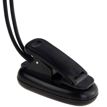 ДВОЙНАЯ USB-ЛАМПА С ЗАЖИМОМ ДЛЯ ЧТЕНИЯ