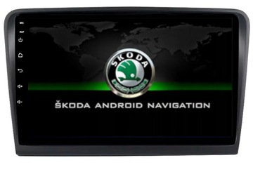 RADIO NAWIGACJA GPS ANDROID WIFI USB BLUETOOTH SKODA SUPERB 2008-2015 64GB