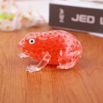 12x GNIOTEK ŻELOWY ŻABA KOLOROWA ANTYSTRESOWA SENSORYCZNA SQUISH PRANK ŻART