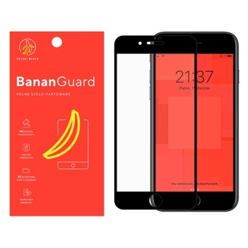 Szkło hartowane 5D BananGuard pełne do Apple iPhone 7 PLUS / 8 PLUS