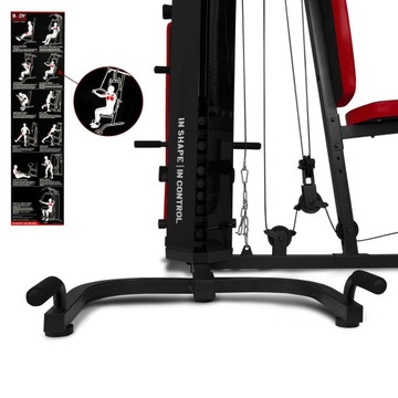 АТЛАС ДЛЯ СКУЛЬПТУРЫ ТЕЛА СО СКАМЬЕЙ MULTIGYM PRO BMG4700